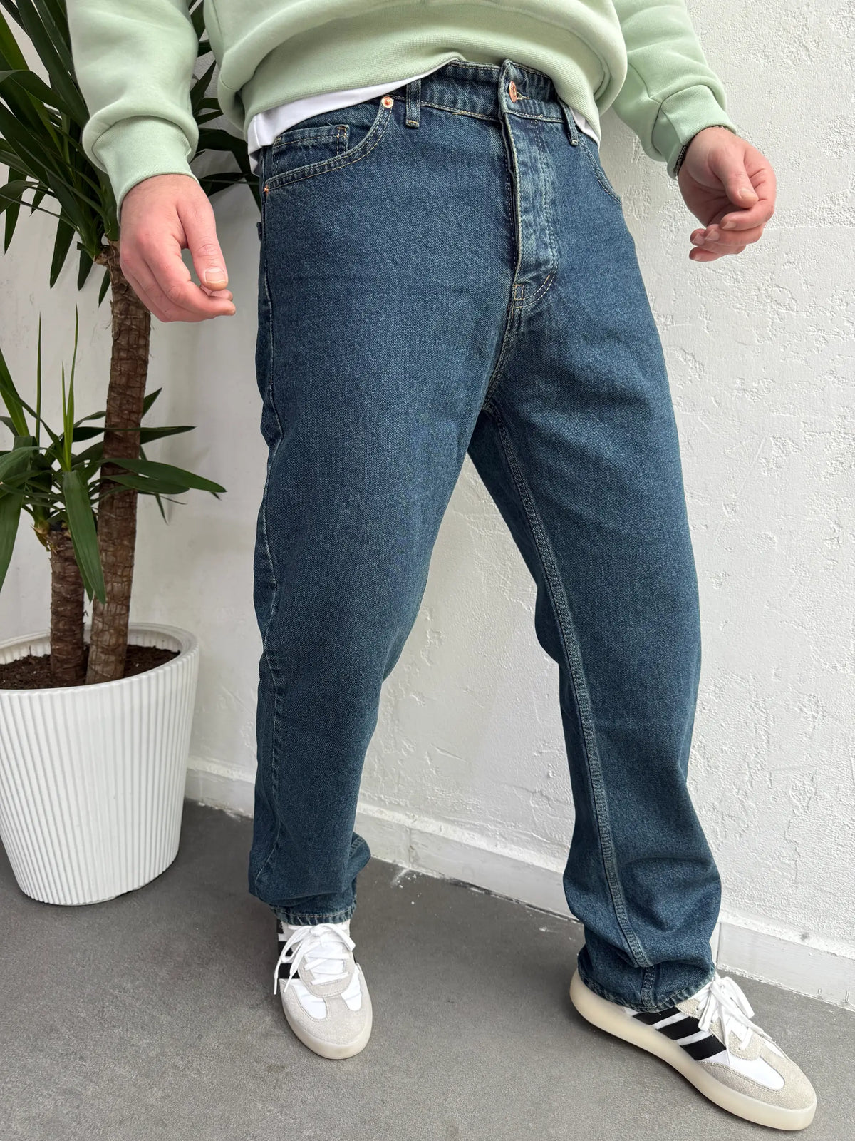 We11 Baggy Kot Pantolon